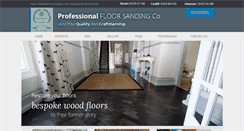 Desktop Screenshot of professionalfloorsanding.com